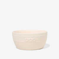 Farmhouse Ceramic Dog Bowl