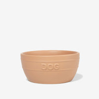 Farmhouse Ceramic Dog Bowl