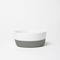 Dipper Ceramic Dog Bowl Light Grey - Waggo