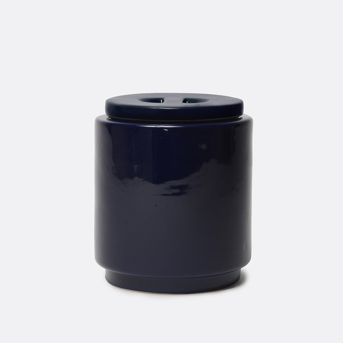 Gloss Ceramic Dog Treat Jar Rust - Waggo