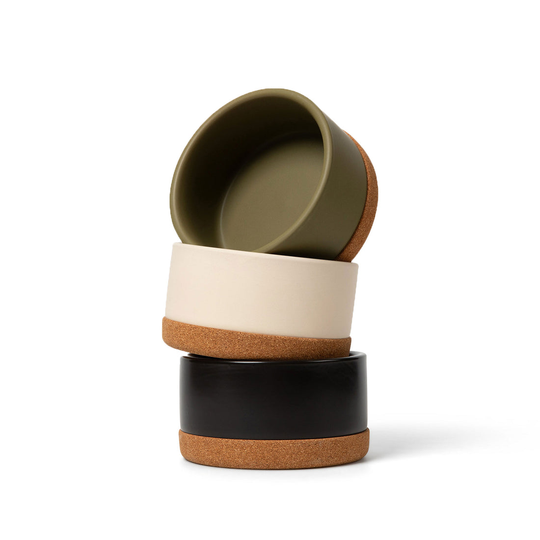 Corky Ceramic Dog Bowl