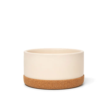 Corky Ceramic Dog Bowl