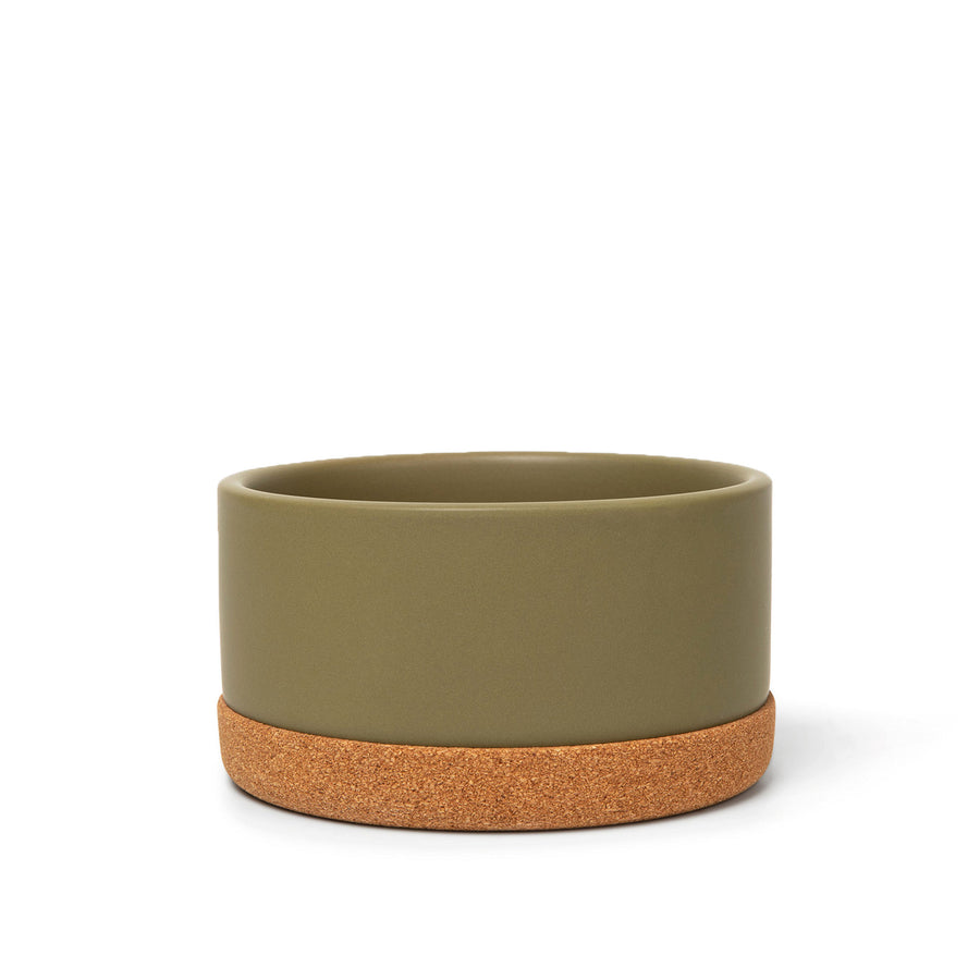 Corky Ceramic Dog Bowl