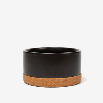 Corky Ceramic Dog Bowl