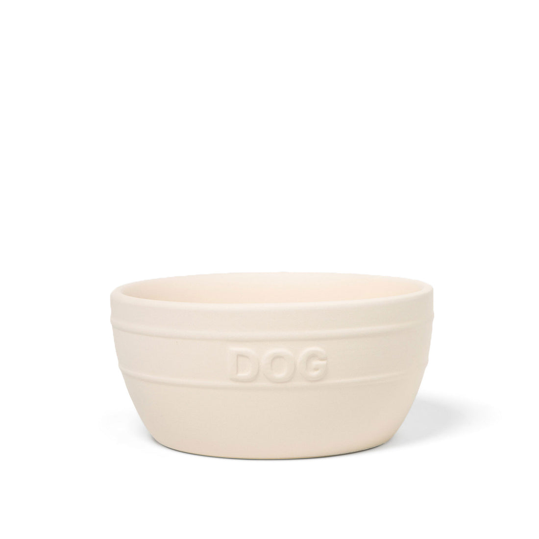 Farmhouse Ceramic Dog Bowl