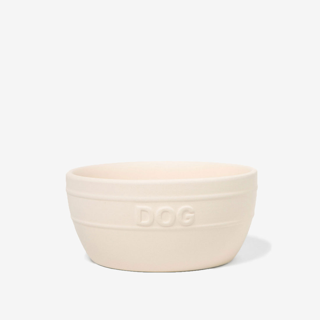 Farmhouse Ceramic Dog Bowl