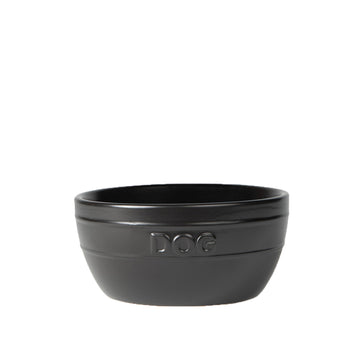 Farmhouse Ceramic Dog Bowl