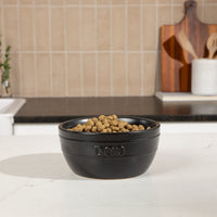 Farmhouse Ceramic Dog Bowl