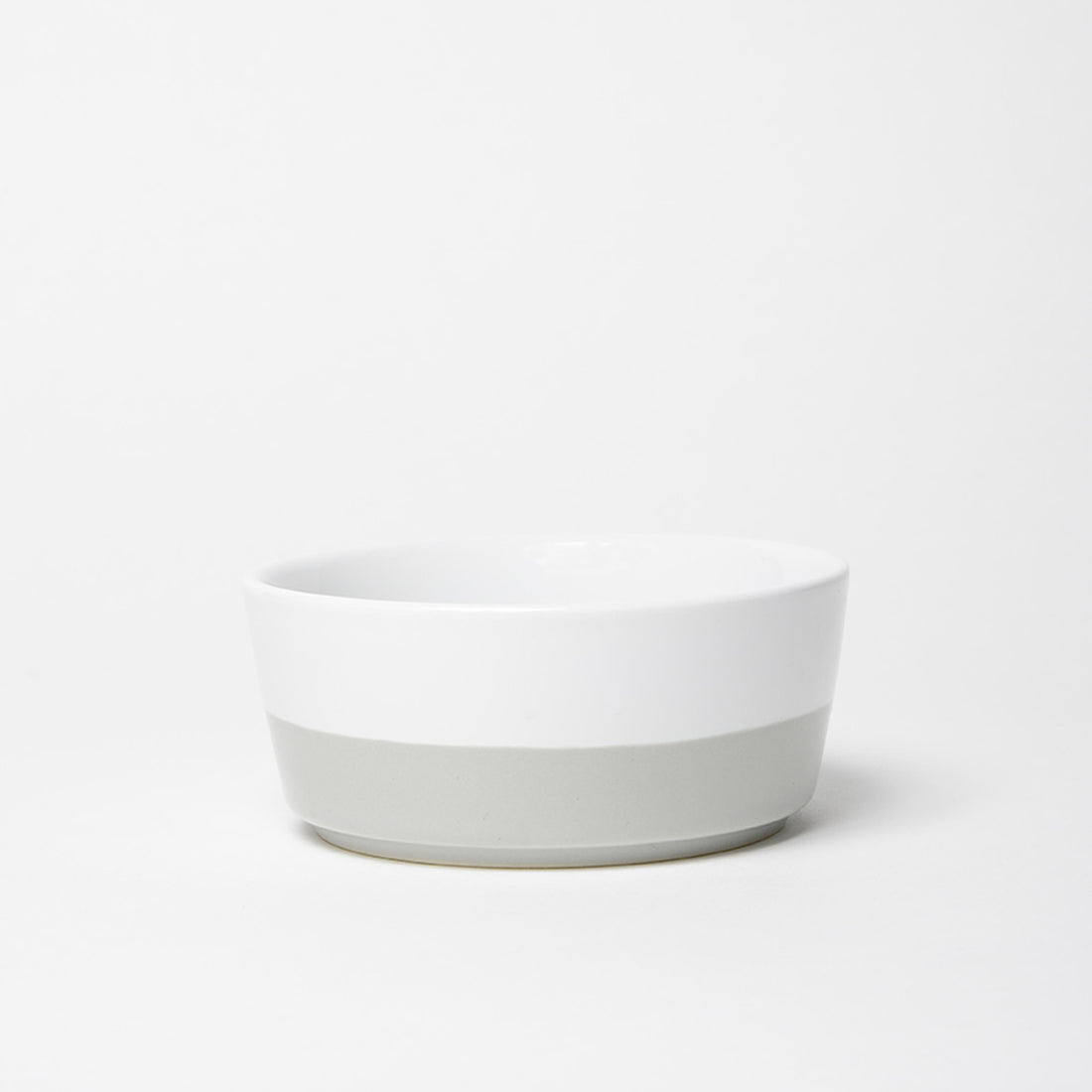 Pet Interlocking G Horsebit bowl in white porcelain